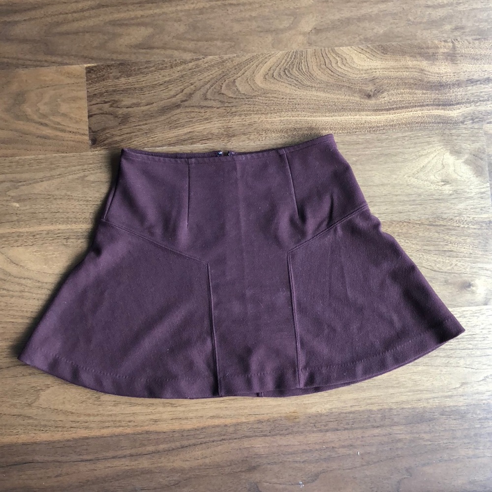 Maroon skirt